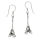 925 Sterling Silber Ohrringe Eifelturm