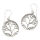 925 Sterling Silber Ohrringe  Lebensbaum