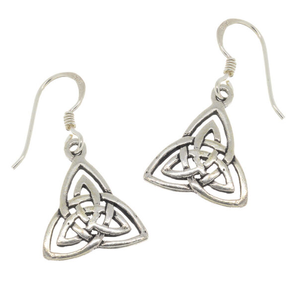 925 Sterling Silver Earrings “Keltik Trinity Knot”