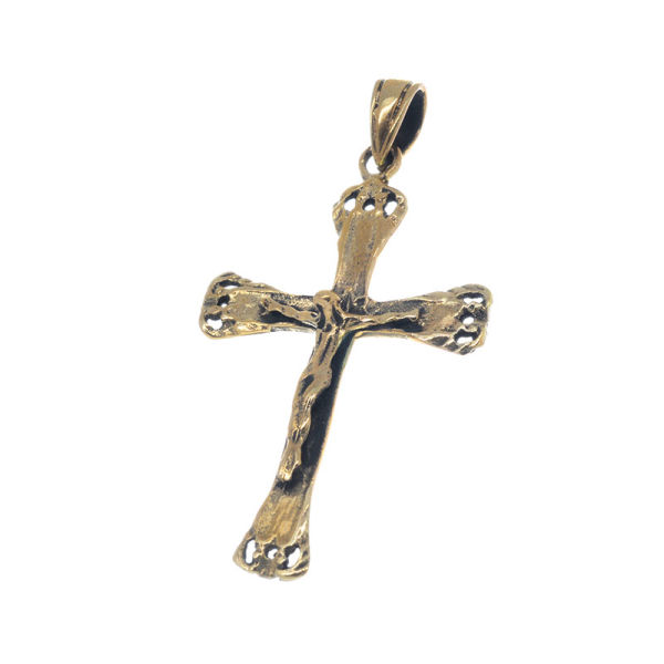 Bronze Pendant - Christ on the Cross