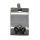 Edelstahlanhänger - Dogtag mit Krone und Cubik Zirkonia