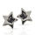 925 Sterling Silberohrstecker - Stern 12 mm