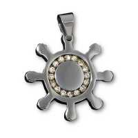Stainless steel pendant "Sun-Shaped"