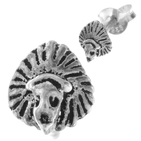 Silberohrstecker - Indianerkopf Häuptling