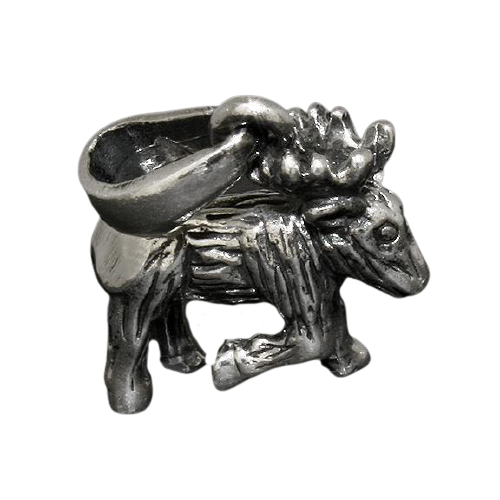 925 Sterling Silberanhänger - Rentier "Felipe"