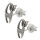 Silver Stud Earrings - Cat