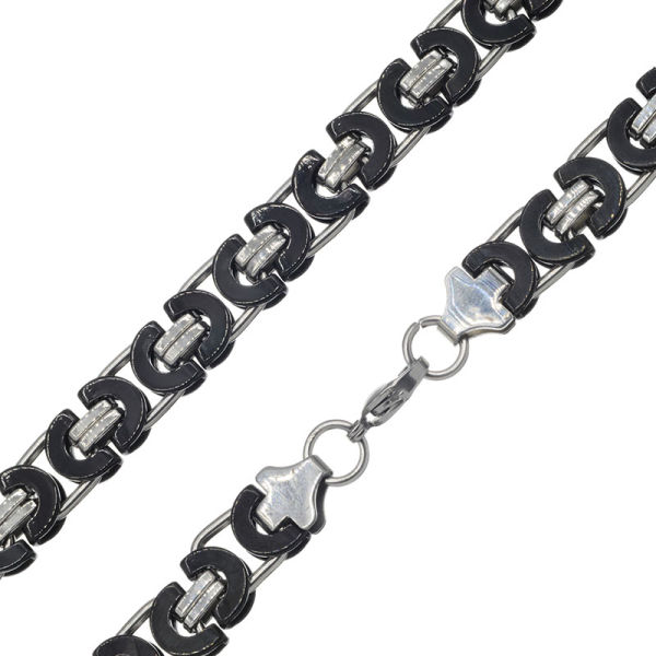 Bicolor Steel/PVD-Black